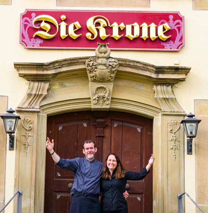 Gasthof Die Krone Schwaebisch Hall Luaran gambar